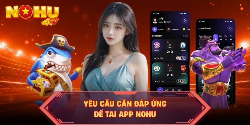 Yêu cầu cần đáp ứng để tai app NOHU